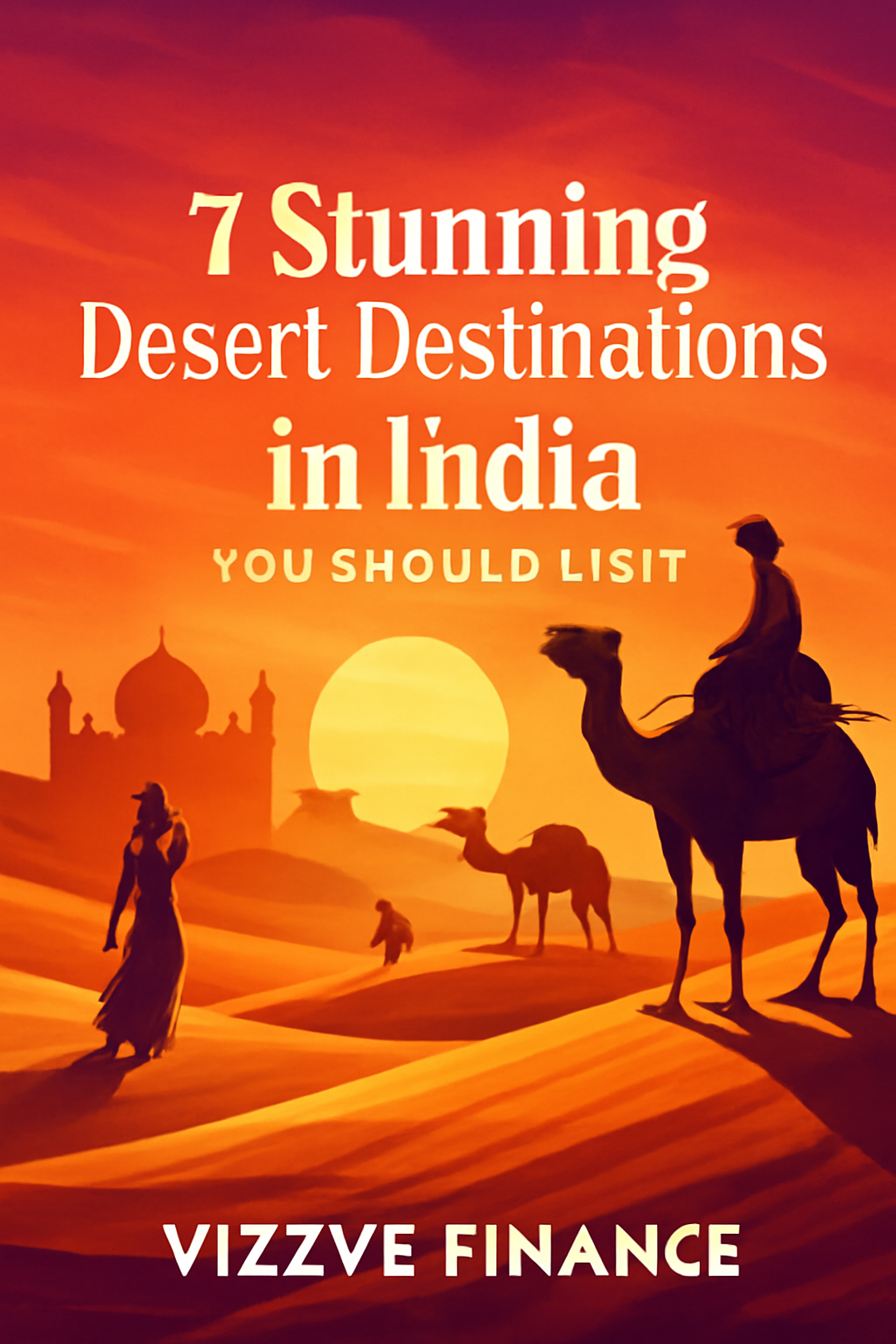 Beautiful views of Indian desert destinations with sand dunes and cultural charm